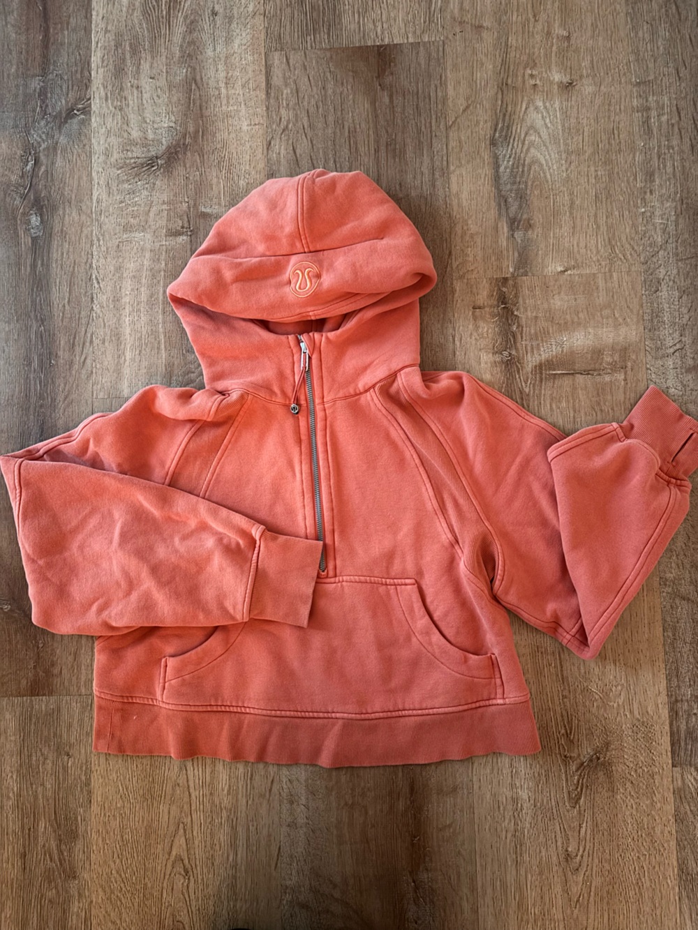 lululemon athletica warm Coral Zip Hoodie xs/s